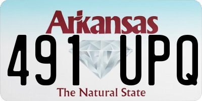 AR license plate 491UPQ