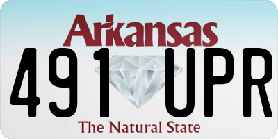 AR license plate 491UPR