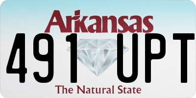 AR license plate 491UPT