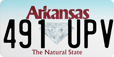 AR license plate 491UPV