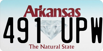AR license plate 491UPW