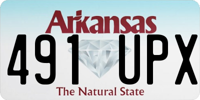 AR license plate 491UPX