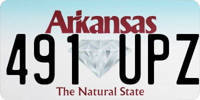 AR license plate 491UPZ