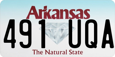 AR license plate 491UQA