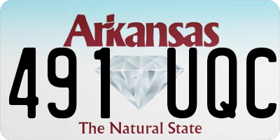 AR license plate 491UQC