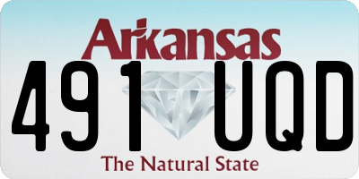 AR license plate 491UQD
