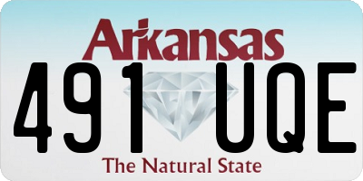 AR license plate 491UQE
