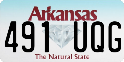 AR license plate 491UQG