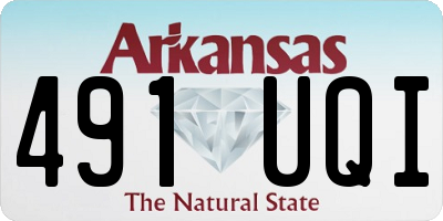 AR license plate 491UQI