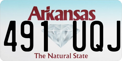 AR license plate 491UQJ