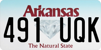 AR license plate 491UQK