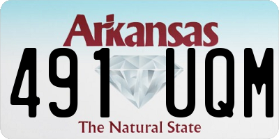AR license plate 491UQM