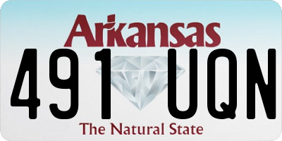 AR license plate 491UQN