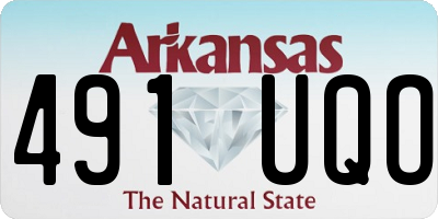 AR license plate 491UQO