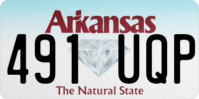 AR license plate 491UQP