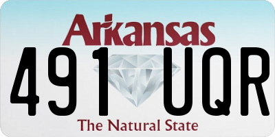 AR license plate 491UQR