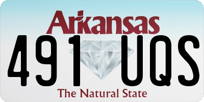 AR license plate 491UQS