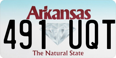 AR license plate 491UQT