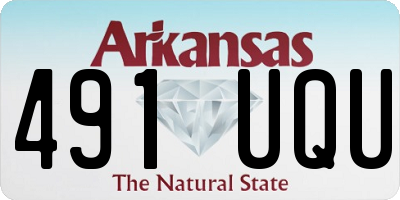 AR license plate 491UQU