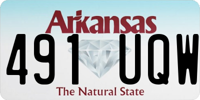 AR license plate 491UQW