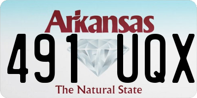 AR license plate 491UQX