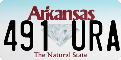 AR license plate 491URA