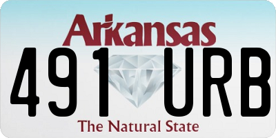 AR license plate 491URB