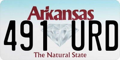AR license plate 491URD