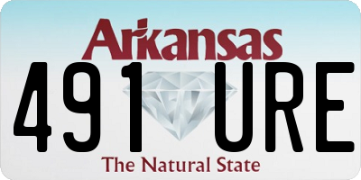 AR license plate 491URE