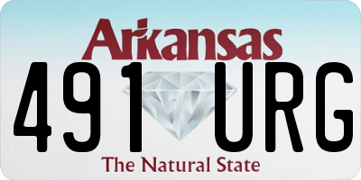 AR license plate 491URG