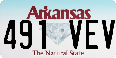 AR license plate 491VEV