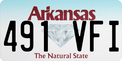 AR license plate 491VFI