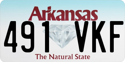 AR license plate 491VKF