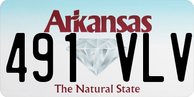 AR license plate 491VLV