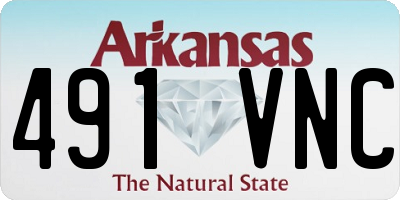 AR license plate 491VNC