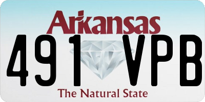 AR license plate 491VPB
