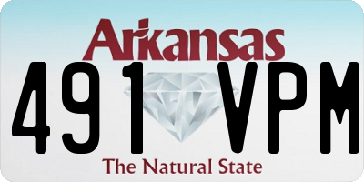 AR license plate 491VPM