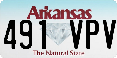 AR license plate 491VPV