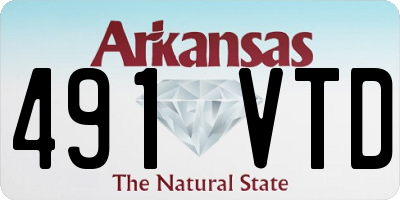 AR license plate 491VTD