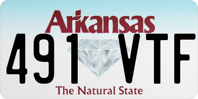 AR license plate 491VTF