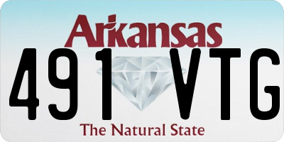 AR license plate 491VTG
