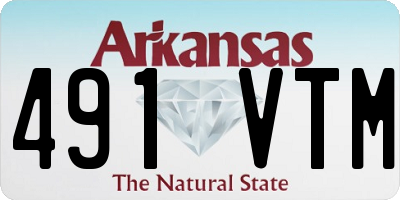 AR license plate 491VTM