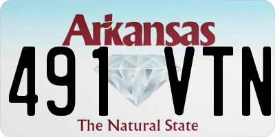 AR license plate 491VTN