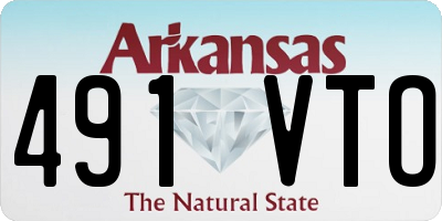 AR license plate 491VTO