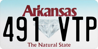 AR license plate 491VTP