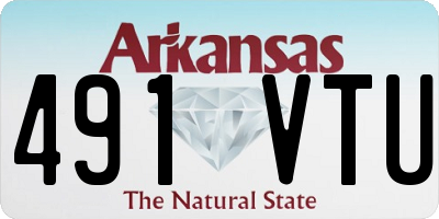 AR license plate 491VTU