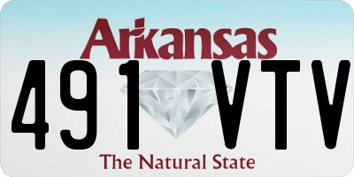 AR license plate 491VTV