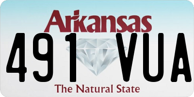 AR license plate 491VUA