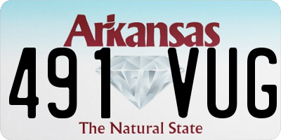 AR license plate 491VUG
