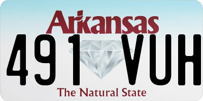 AR license plate 491VUH
